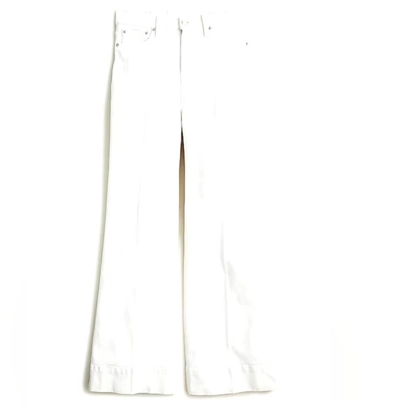 J. Crew Wide-leg denim trouser in‎ white size 32 - Picture 13 of 14